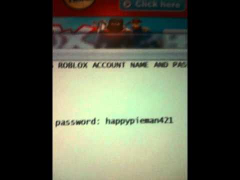 rich roblox players username and password